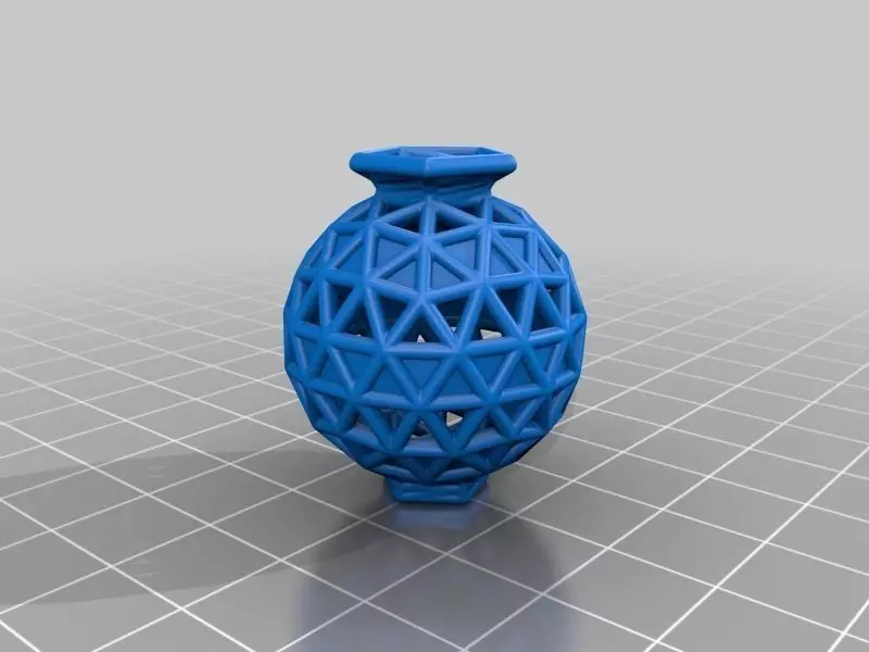 Geosphere Vase 24 Free 3D print model