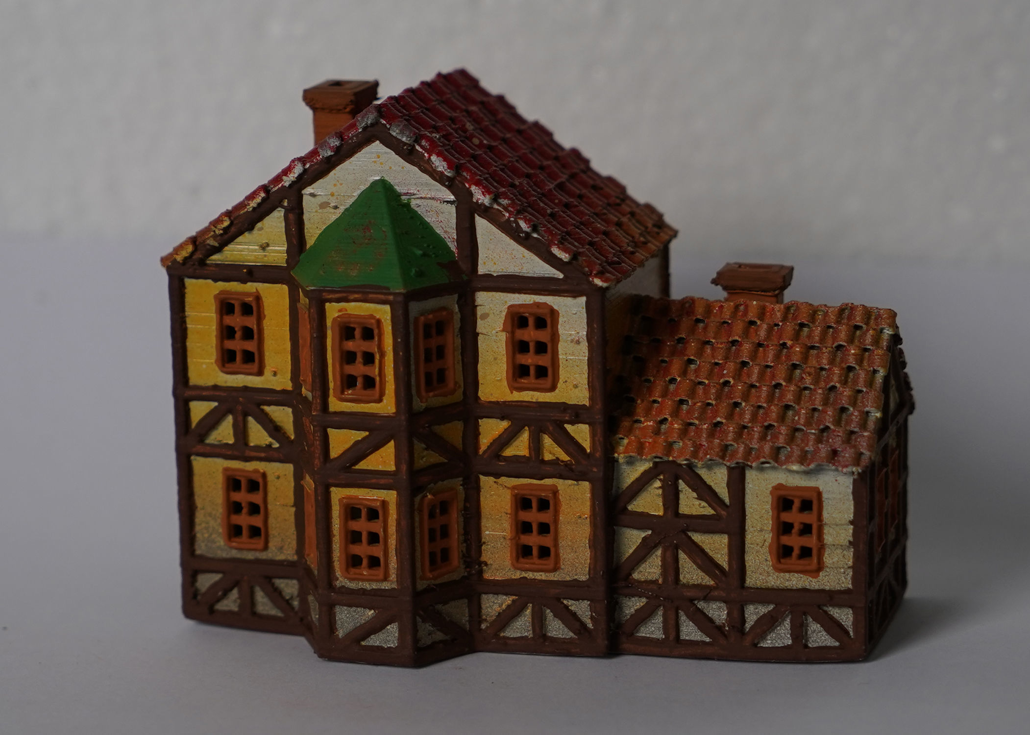 Medieval House 01  3D print model_2