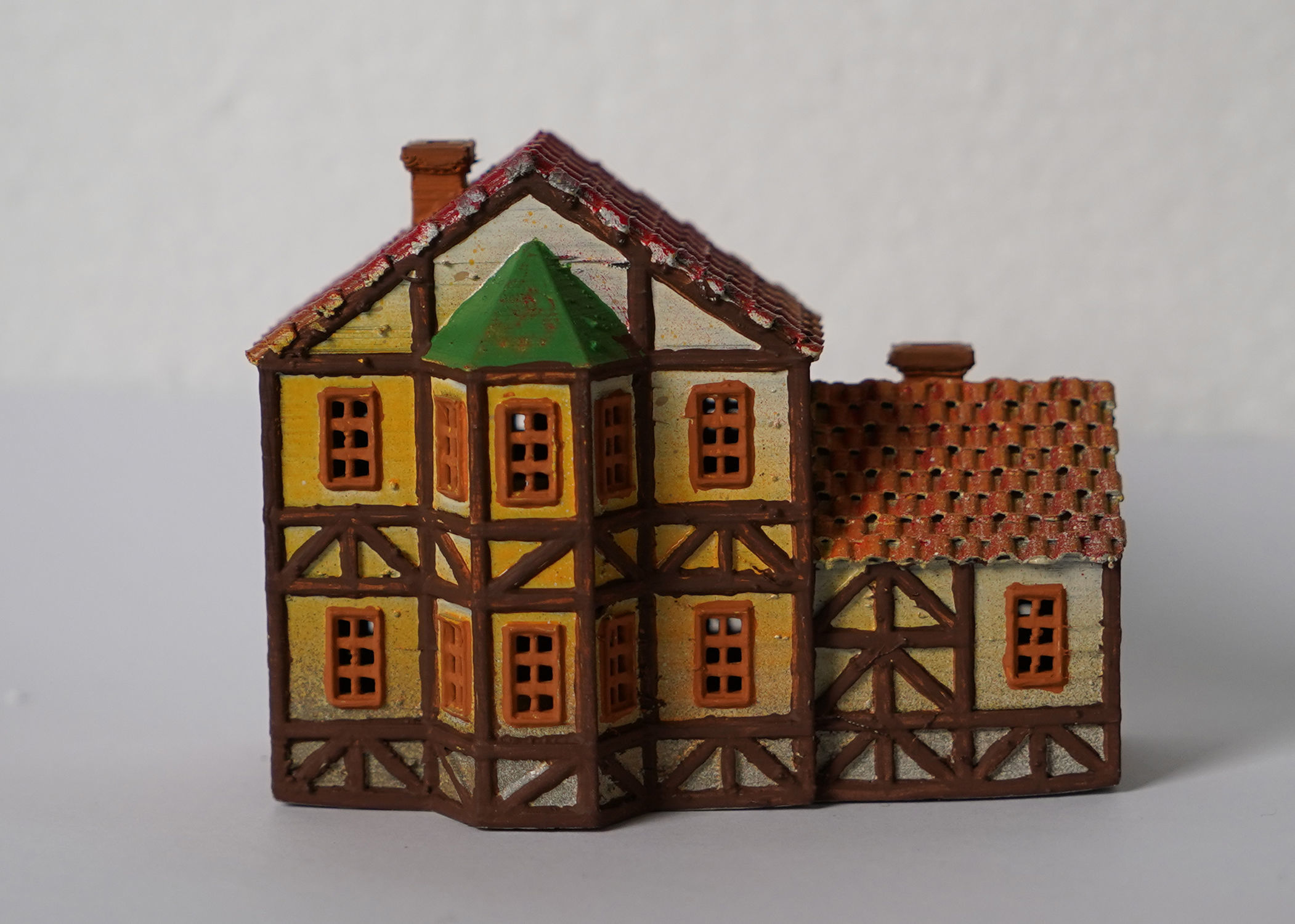 Medieval House 01  3D print model_5