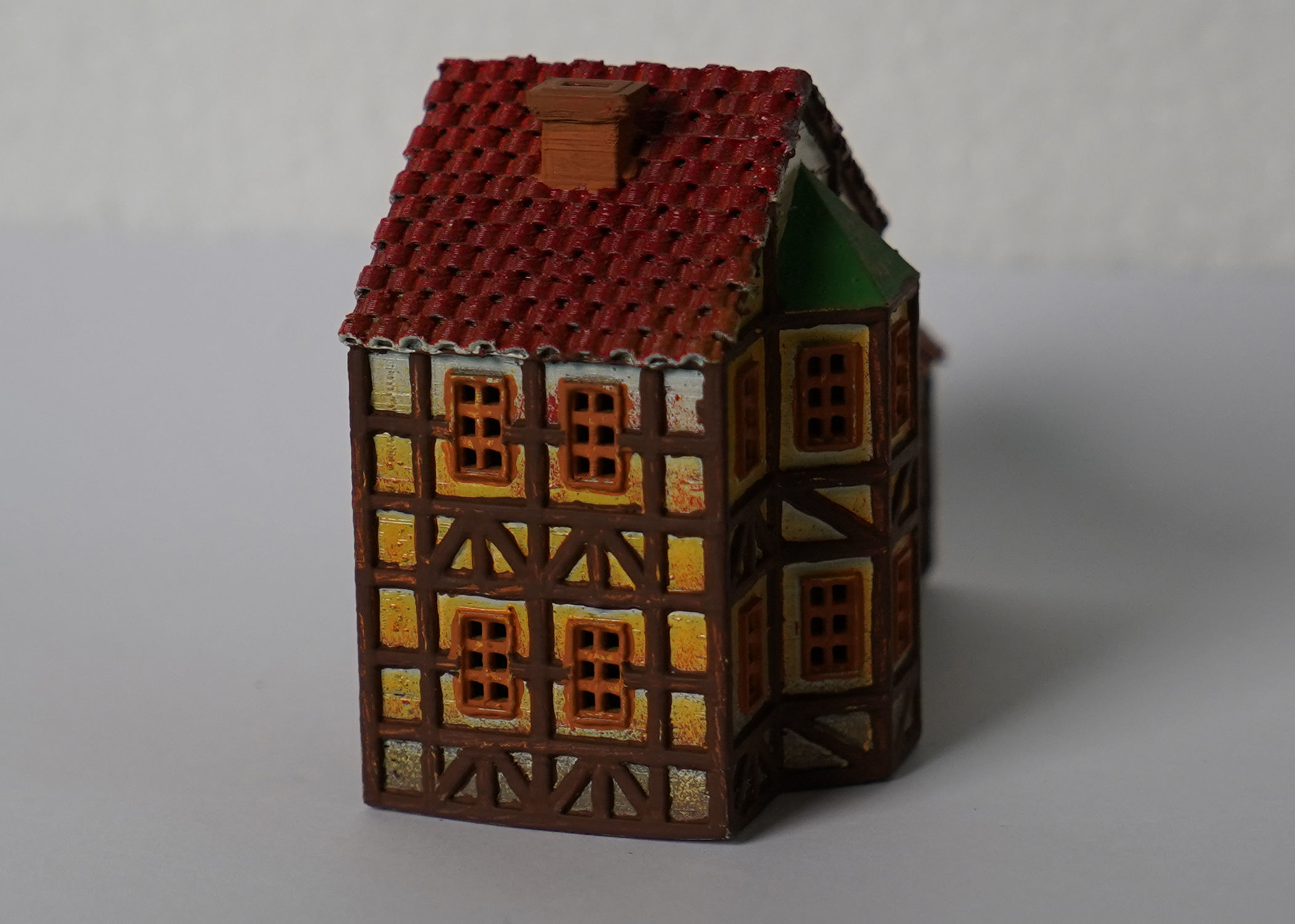 Medieval House 01  3D print model_4