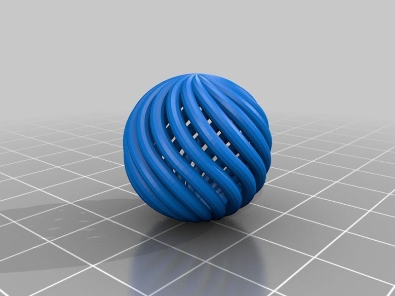 Wire Sphere 3D print model_5