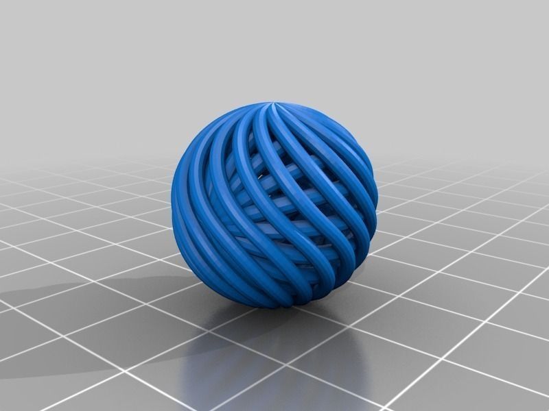 Wire Sphere 3D print model_1