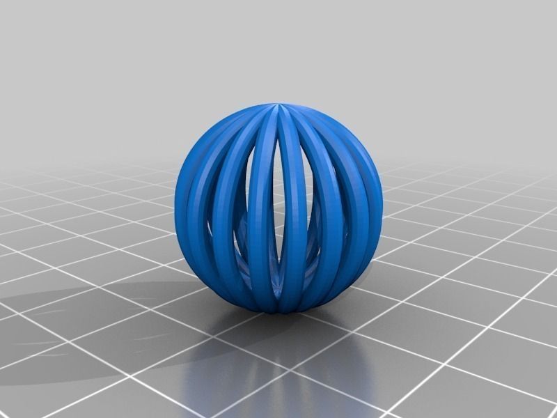Wire Sphere 3D print model_4