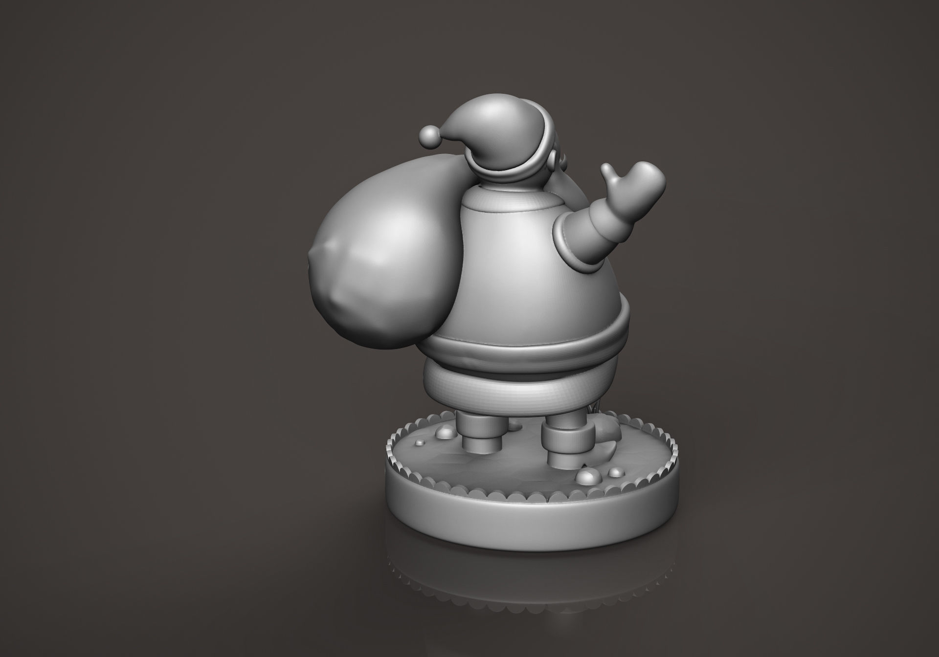 SantaClaus santa claus figurine 3D print model_4