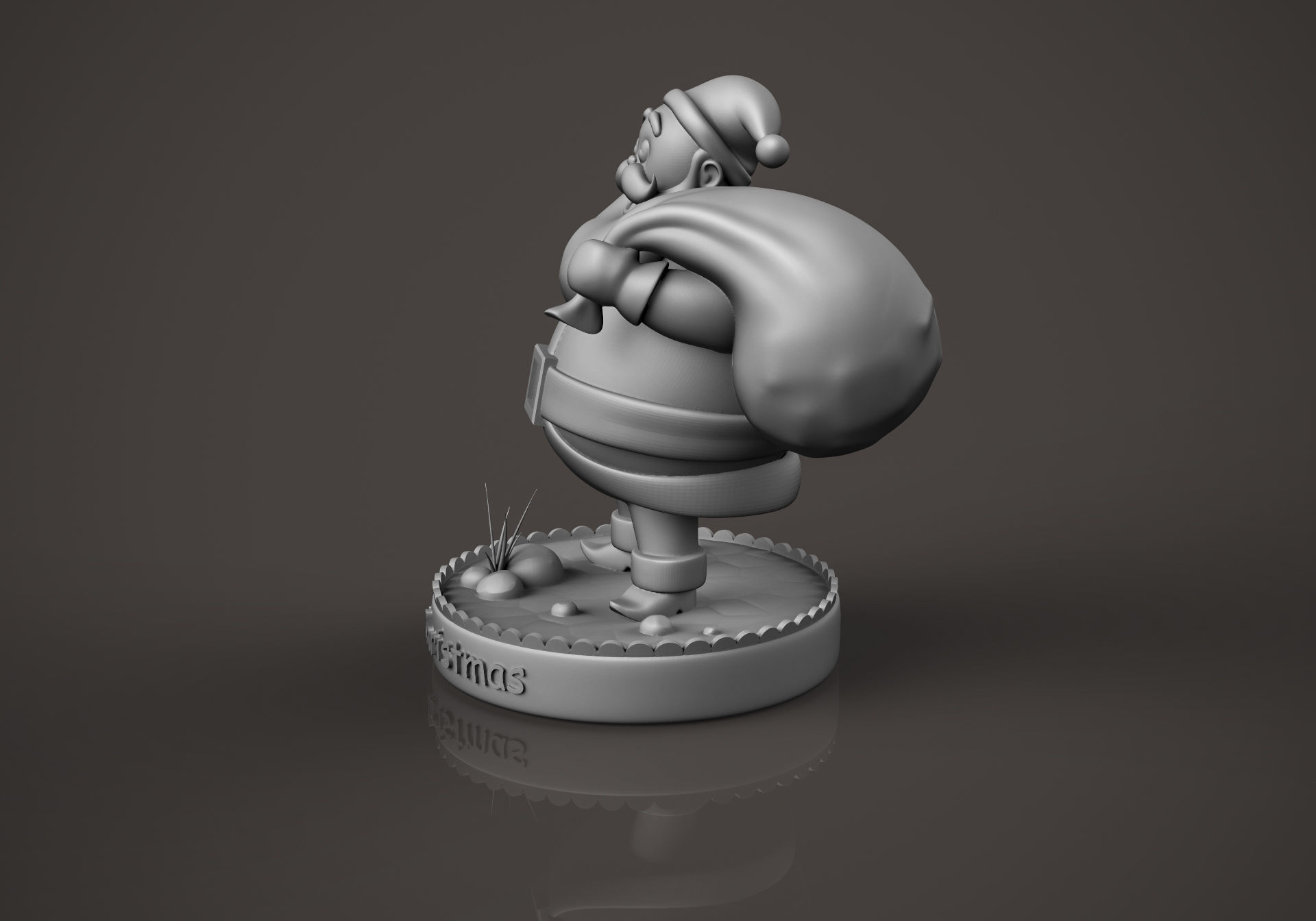 SantaClaus santa claus figurine 3D print model_5