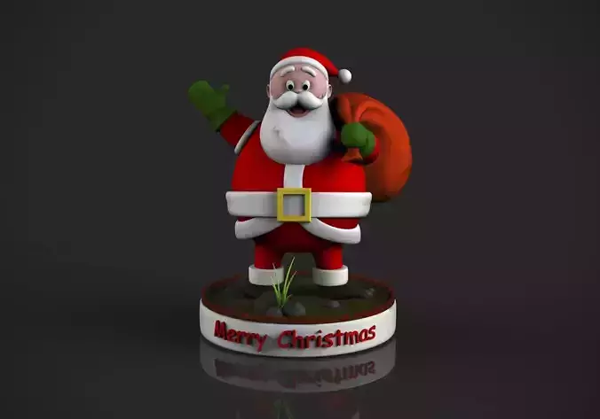SantaClaus santa claus figurine 3D print model