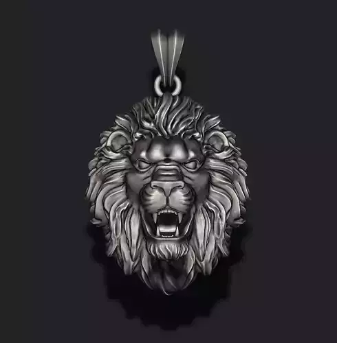 lion pendant 3D print model