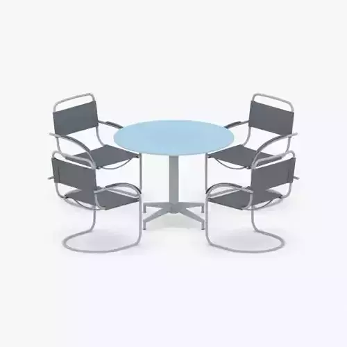 1248 - Office Table and Chairs Set