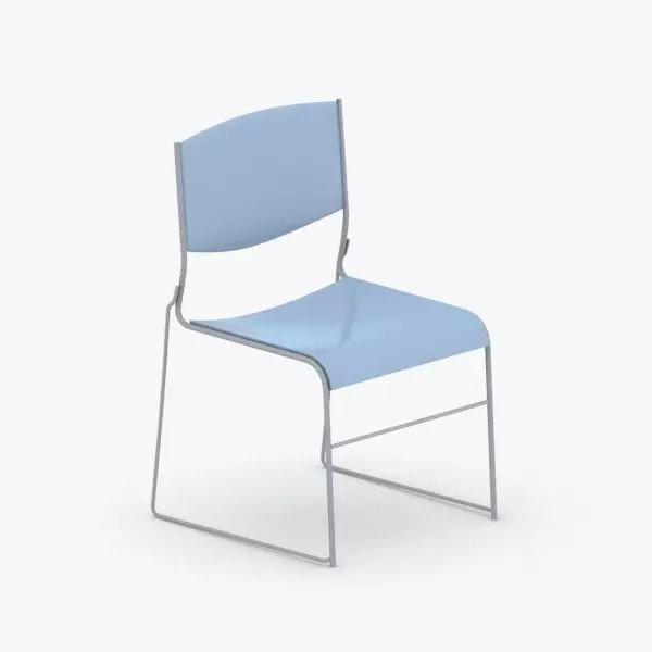 1250 - Office Chair Low-poly 3D model