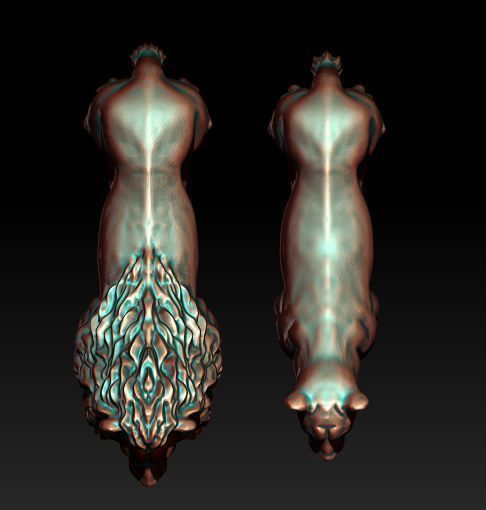 lion lioness 3D model_5