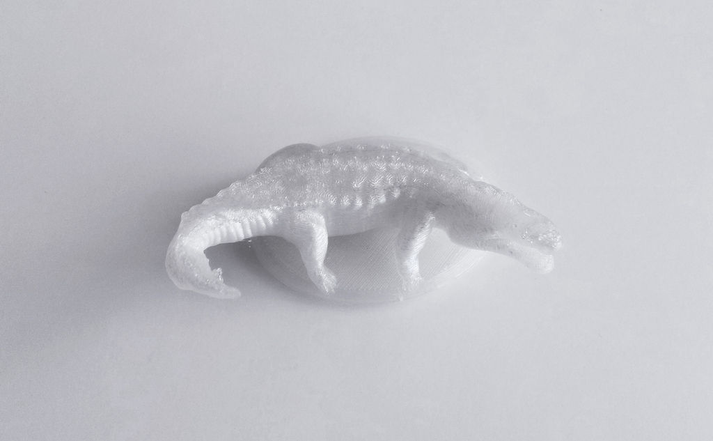 Crocodile alligator figurine Free 3D print model_3