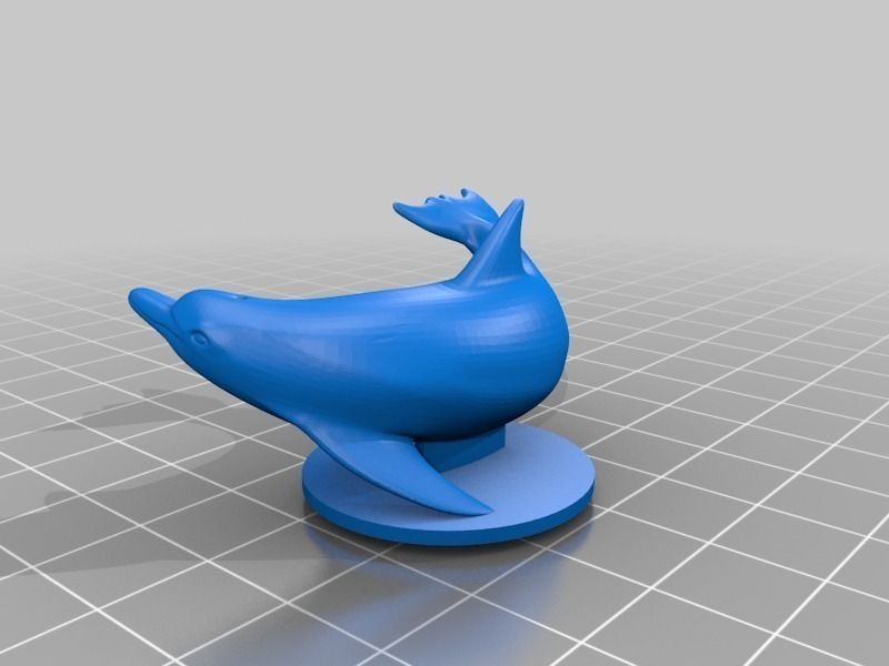 Dolphin Free 3D print model_1
