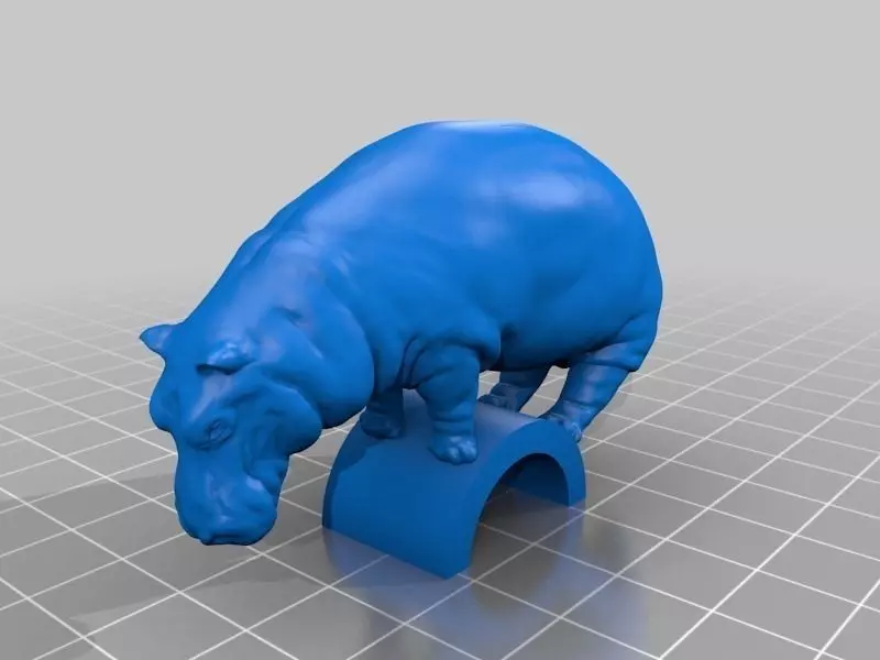 Hippo Free 3D print model_0