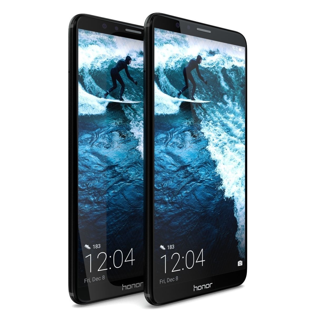 Huawei Honor 7X All Colors 3D model_41