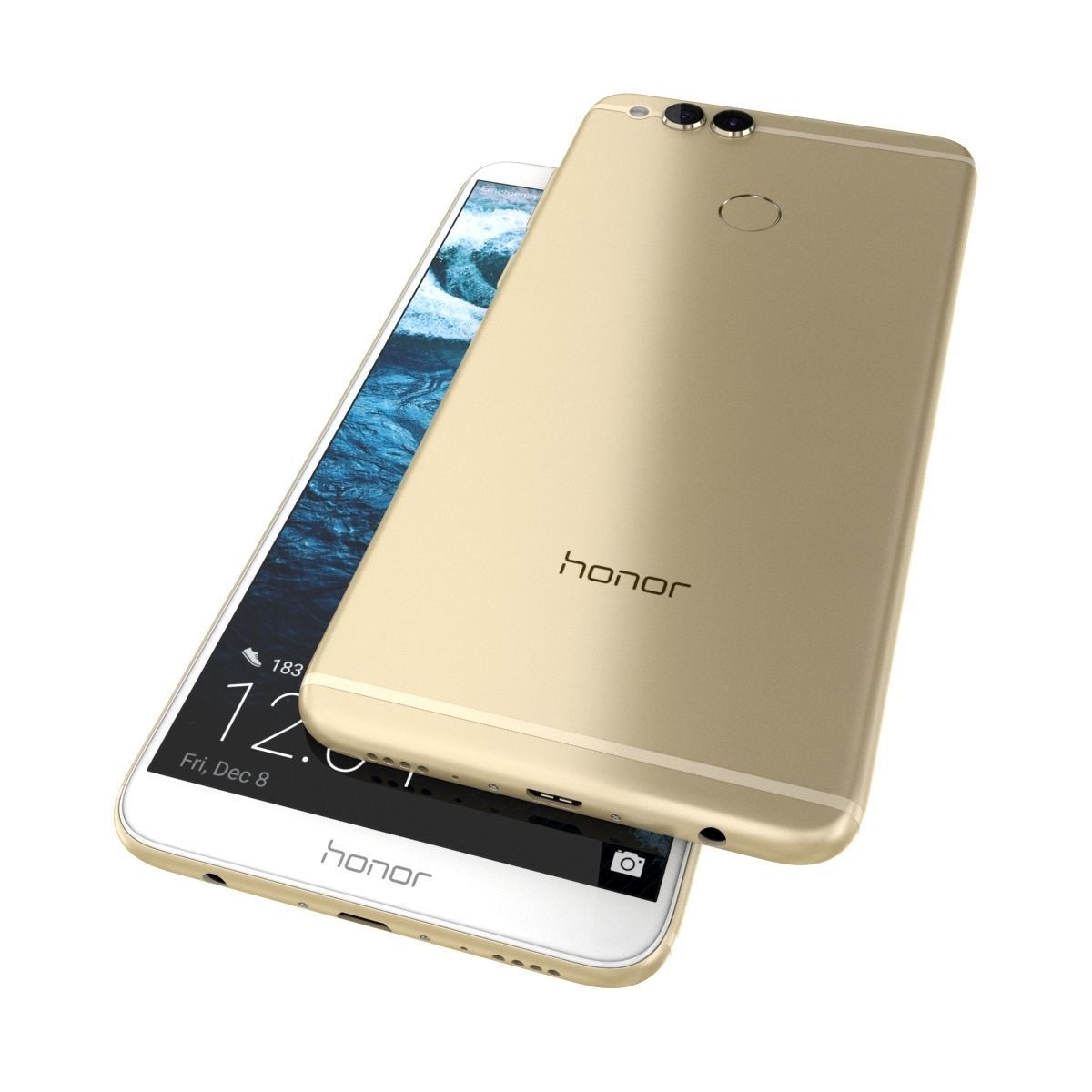 Huawei Honor 7X All Colors 3D model_15