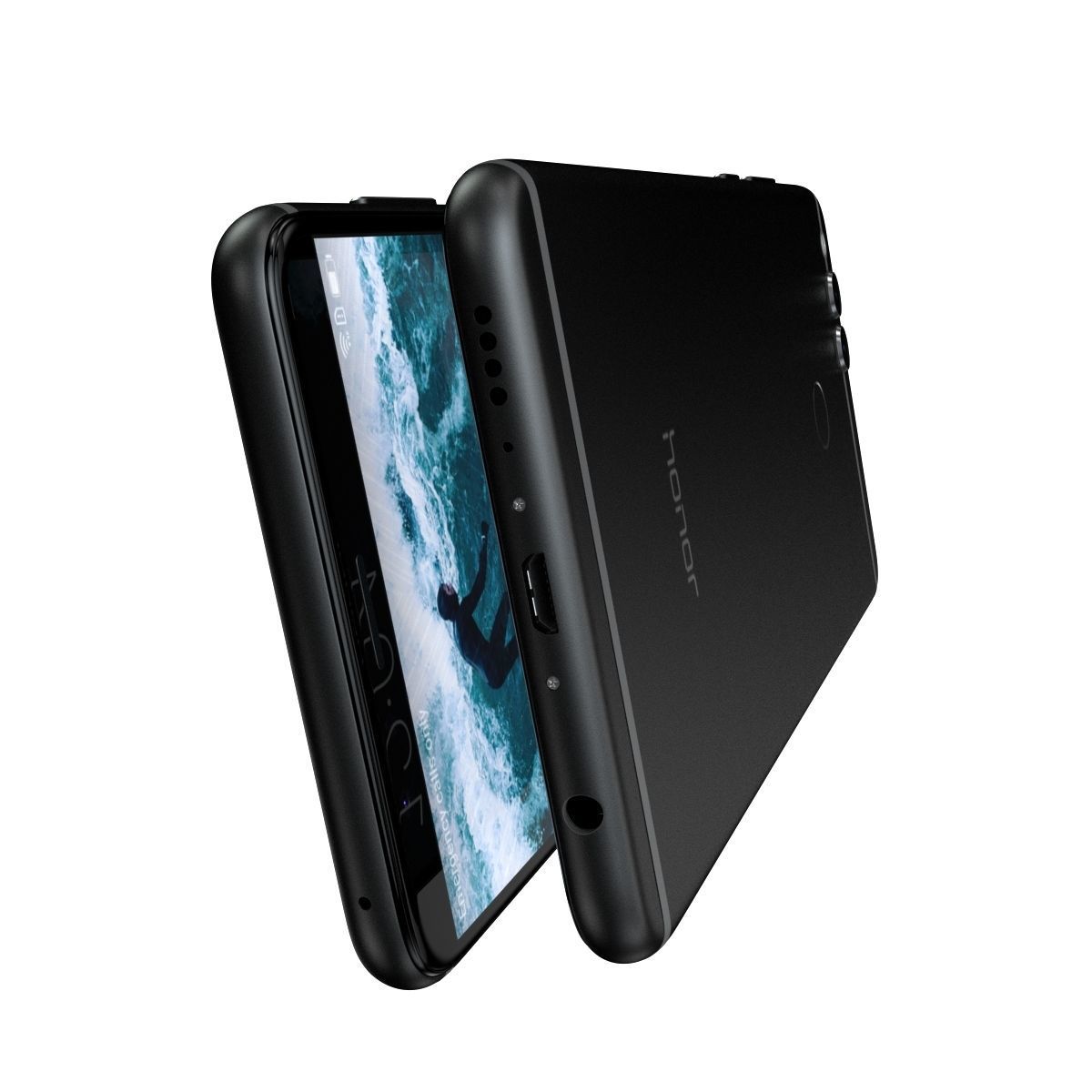 Huawei Honor 7X All Colors 3D model_43