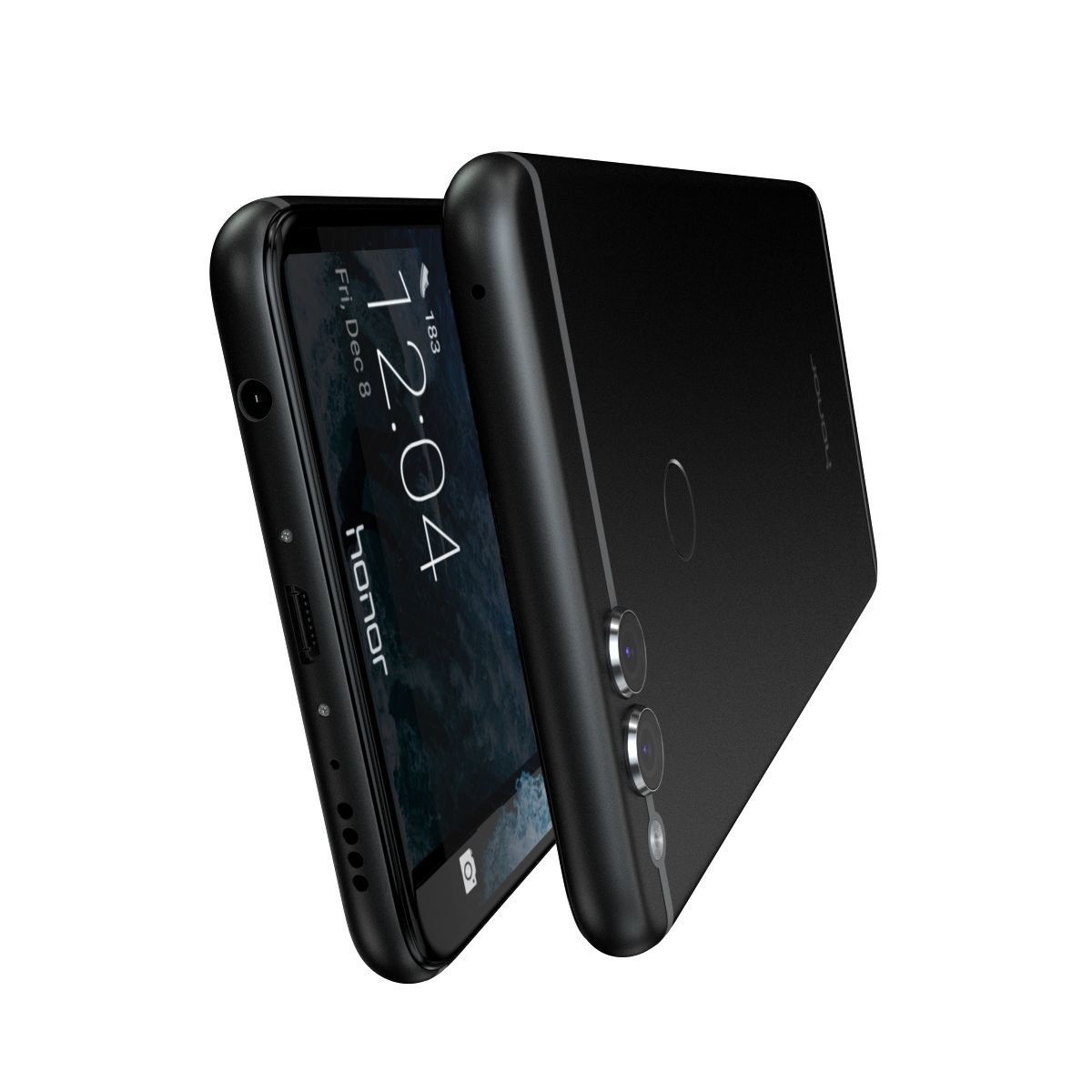 Huawei Honor 7X All Colors 3D model_45