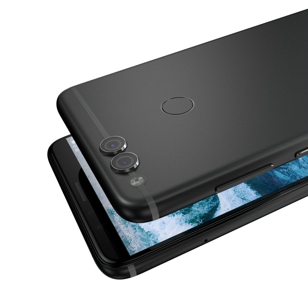 Huawei Honor 7X All Colors 3D model_38