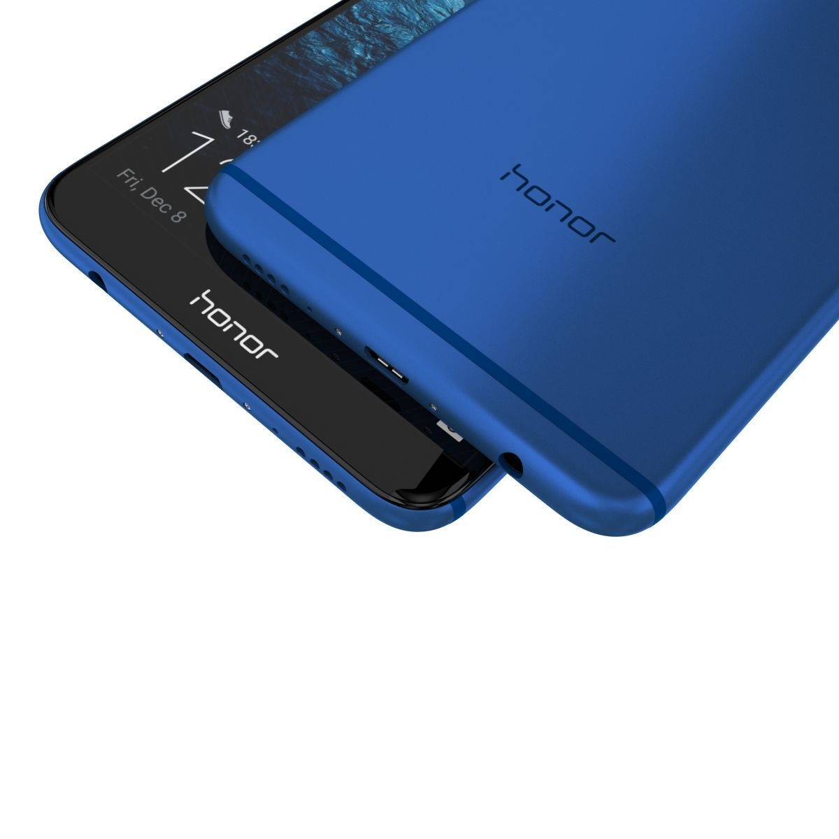 Huawei Honor 7X All Colors 3D model_5