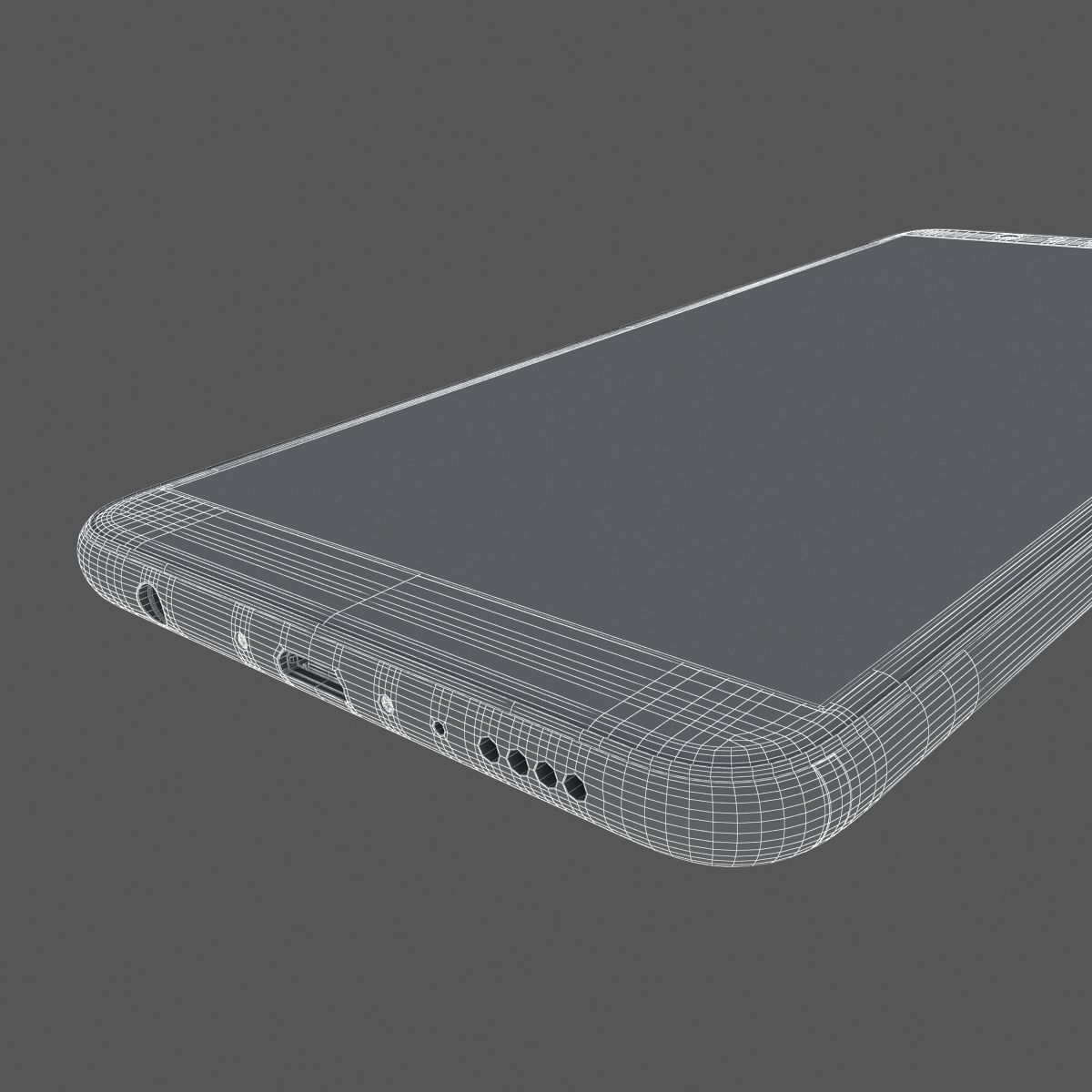 Huawei Honor 7X All Colors 3D model_57