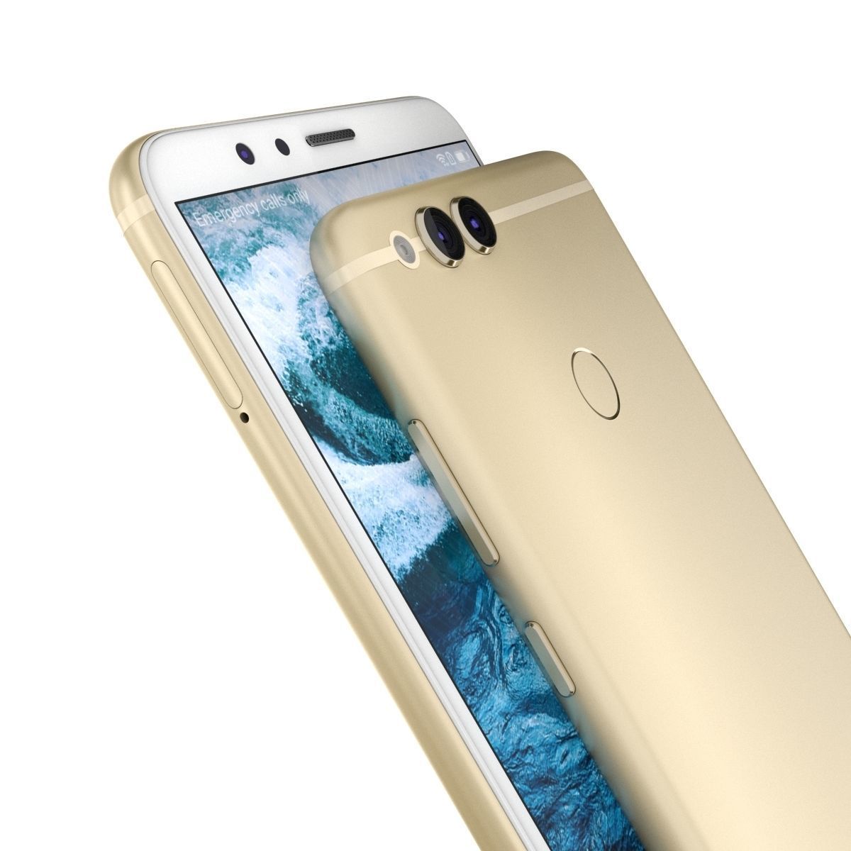 Huawei Honor 7X All Colors 3D model_20