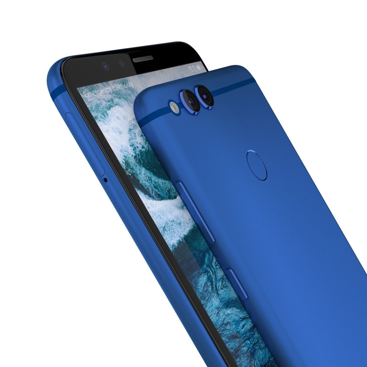 Huawei Honor 7X All Colors 3D model_9