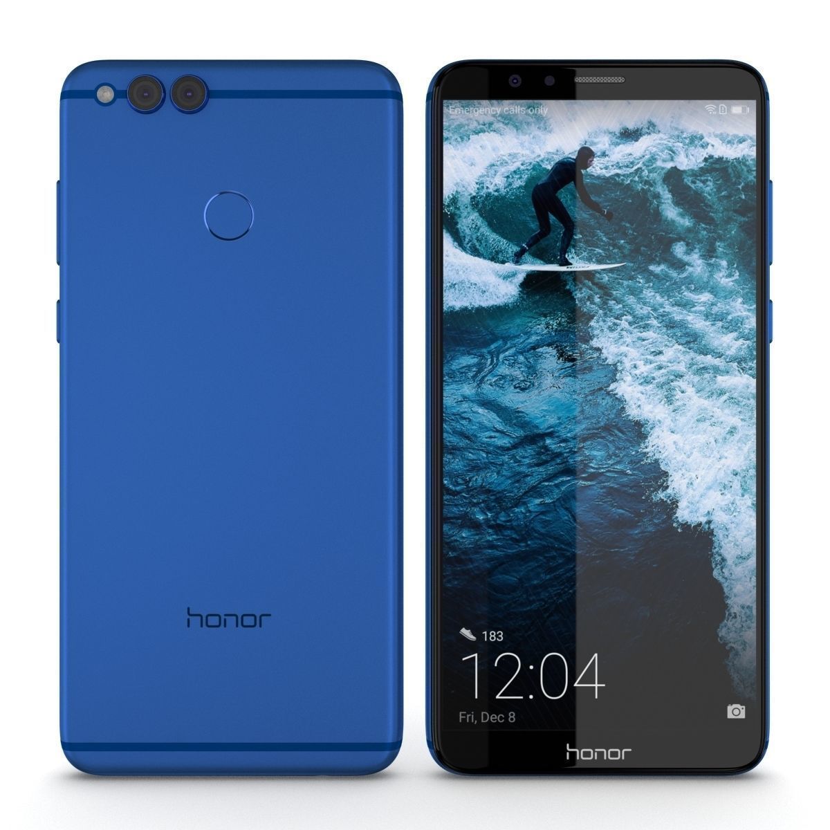 Huawei Honor 7X All Colors 3D model_1