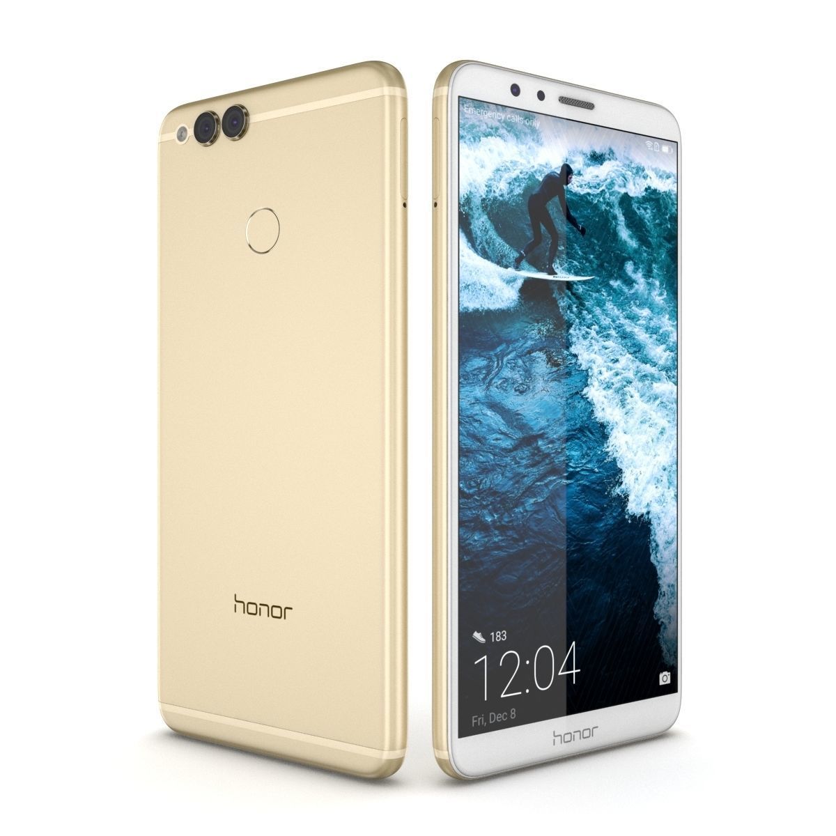 Huawei Honor 7X All Colors 3D model_13