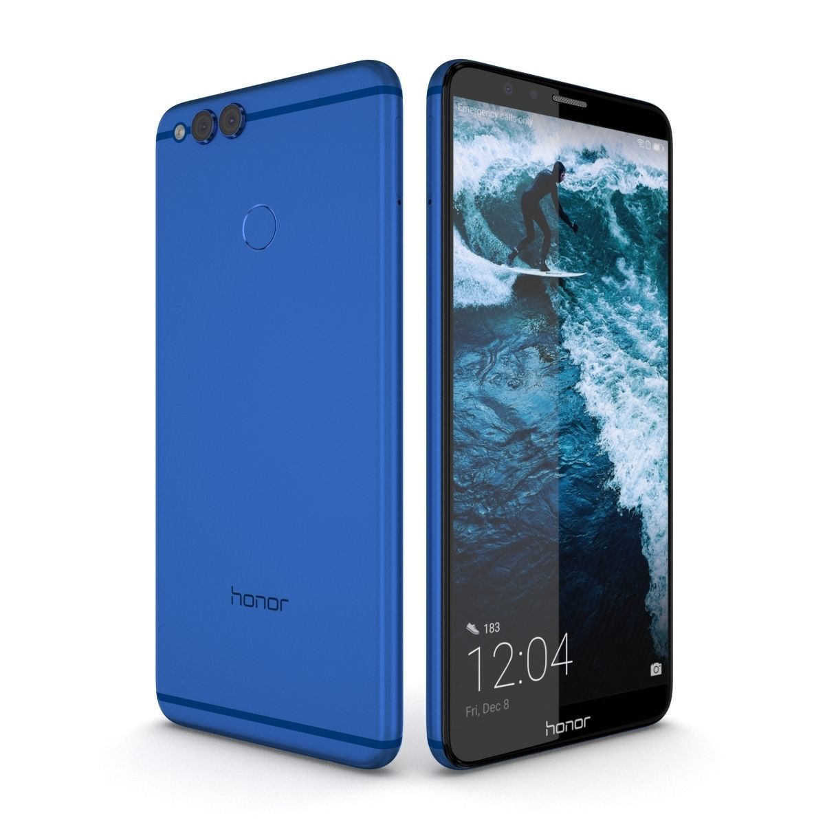 Huawei Honor 7X All Colors 3D model_7