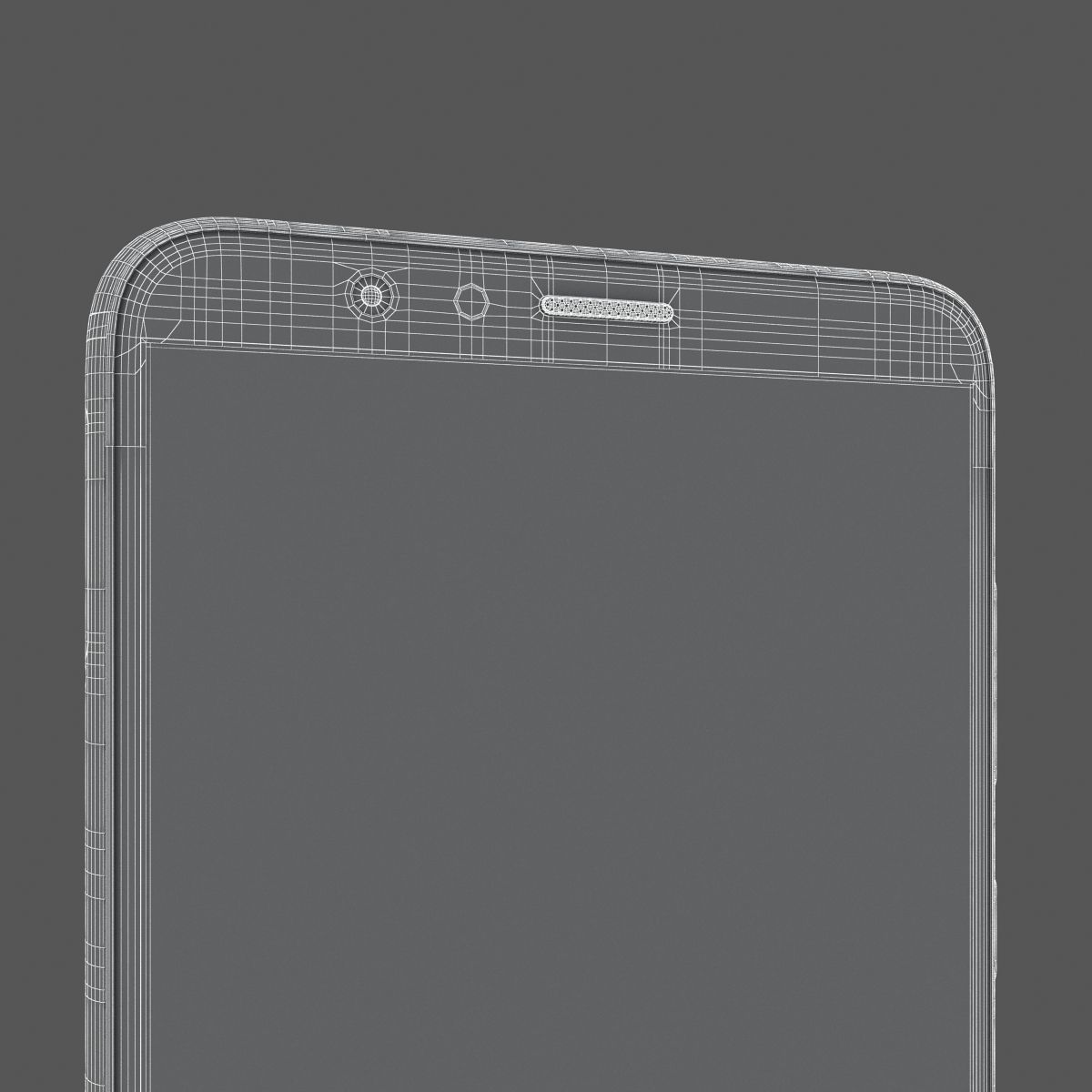 Huawei Honor 7X Red  3D model_20