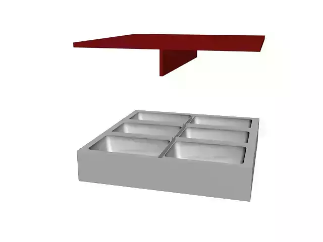 Soap Mold with top and bottom