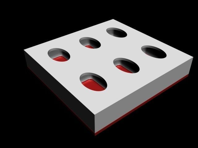 Soap Mold with top and bottom 3D print model_10