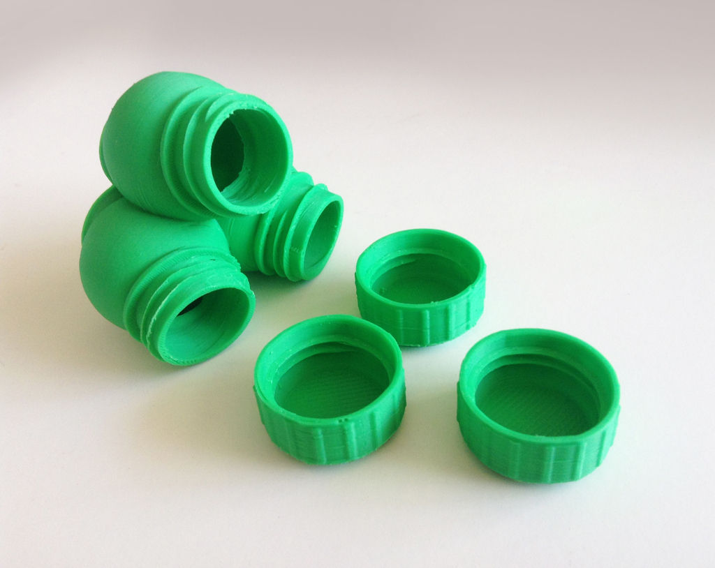 Bottle Screw Cap 45 3D print model_3