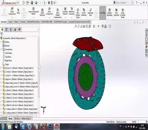 Wilwood Disc Brake Kit  140-15305-DR High Poly 3D model