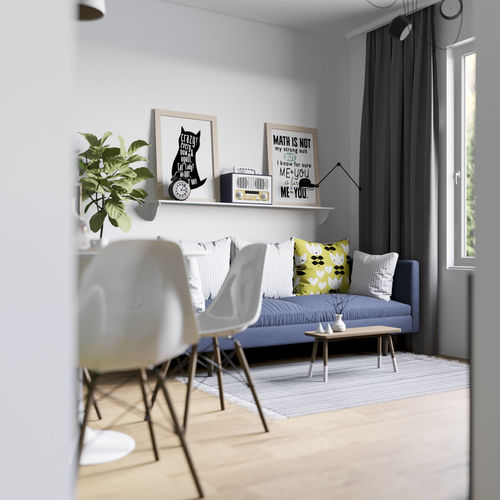 scandinavian style house 3D model