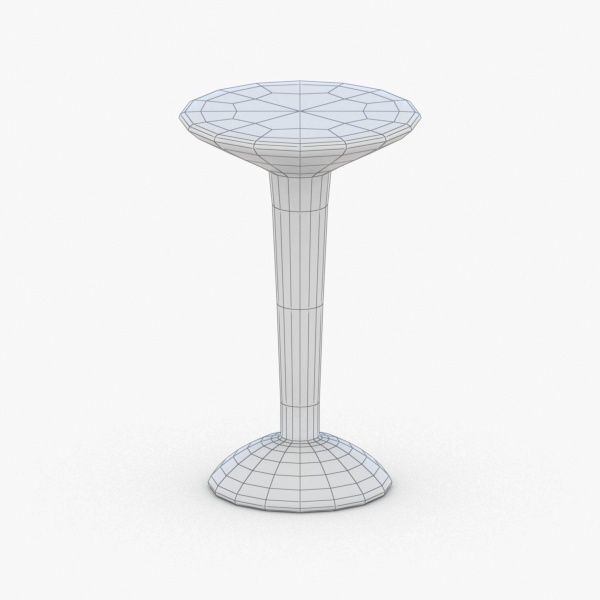 1288 - Coffee Table Low-poly 3D model_2