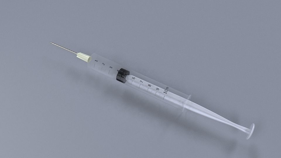 Needle 3d model  Medical needles Low-poly 3D model_4