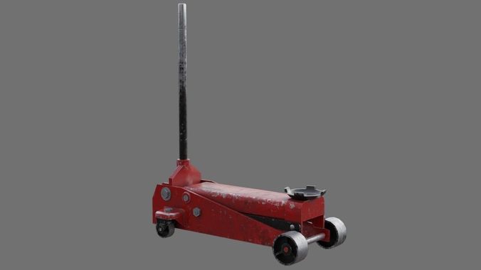 Car Jack 1A Low-poly 3D model 2
