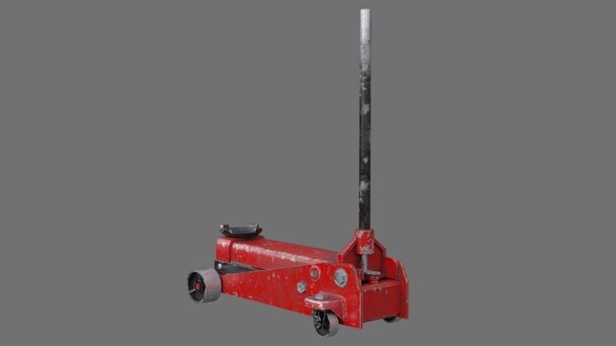 Car Jack 1A Low-poly 3D model 4