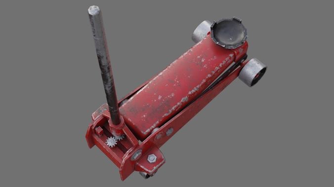 Car Jack 1A Low-poly 3D model 3