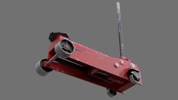 Car Jack 1A Low-poly 3D model 5