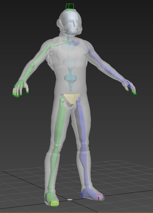 MX01 Sci-Fi Suit Male Low-poly 3D model_10