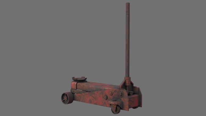 Car Jack 1B Low-poly 3D model 4