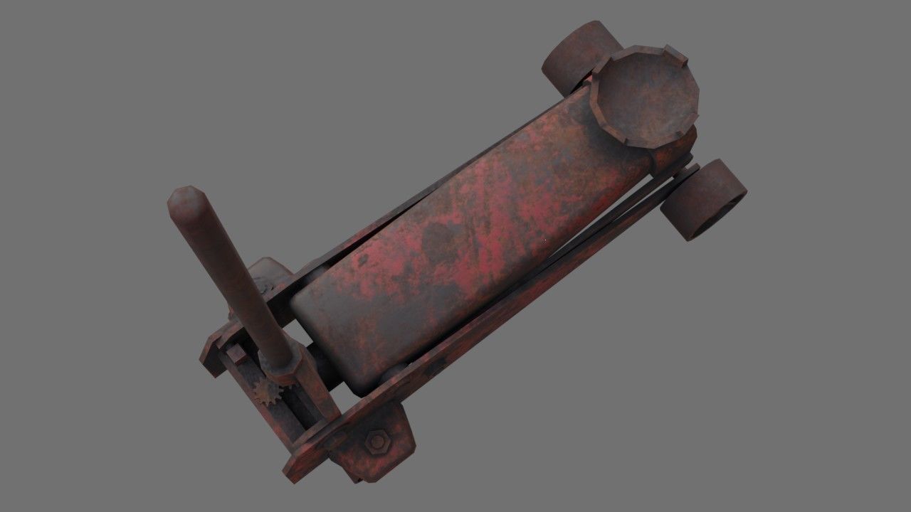 Car Jack 1B Low-poly 3D model_2