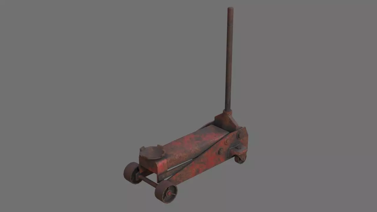 Car Jack 1B Low-poly 3D model_0