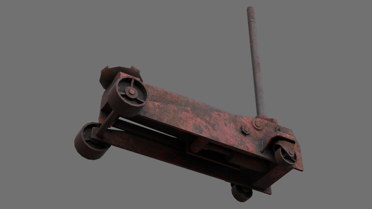 Car Jack 1B Low-poly 3D model_4