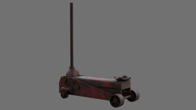 Car Jack 1B Low-poly 3D model 2