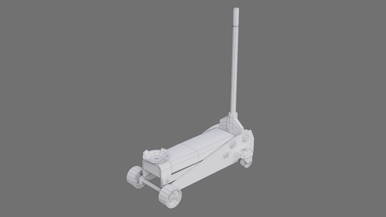Car Jack 1B Low-poly 3D model_5