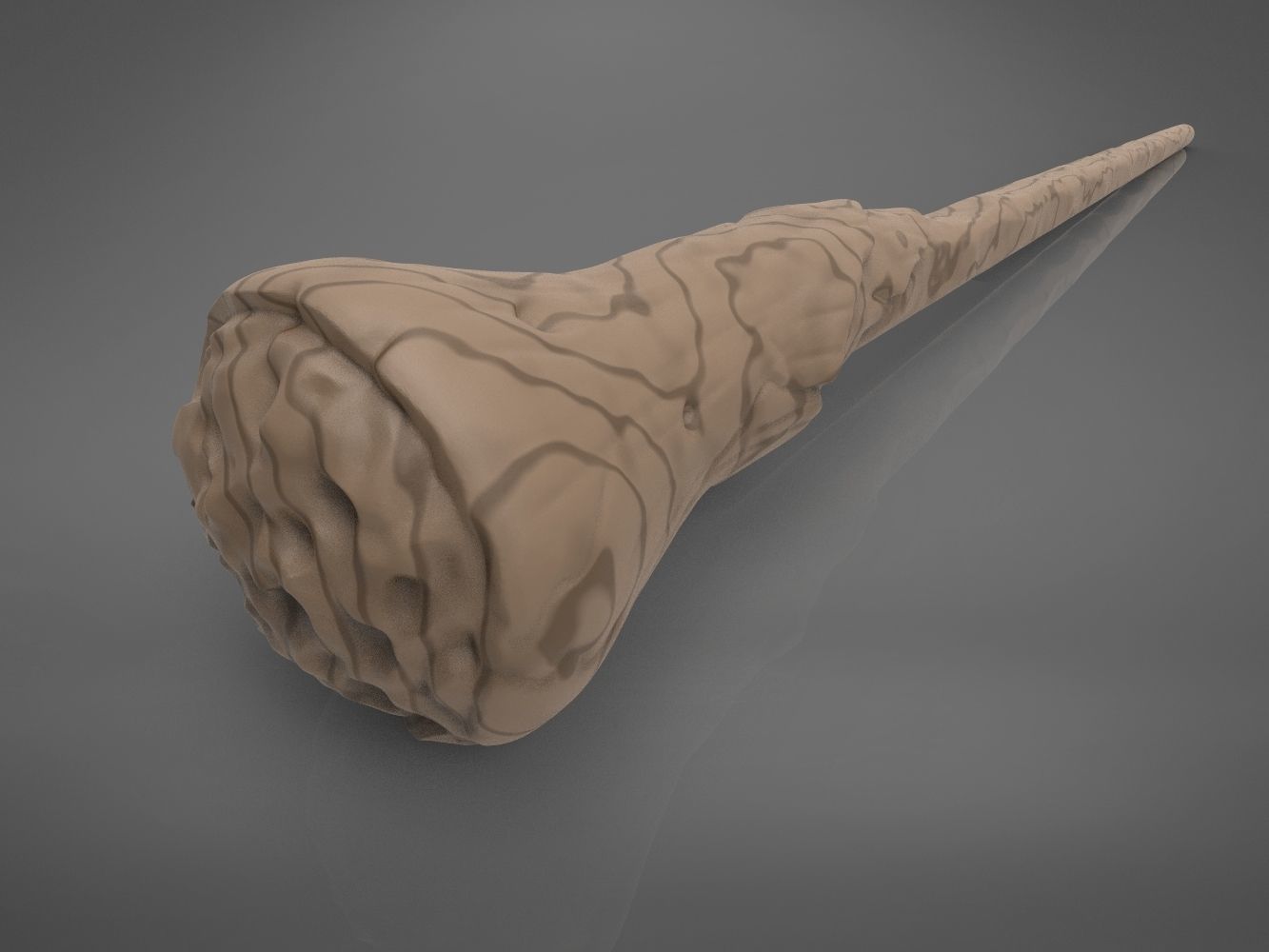 Ron Weasley wand - Harry Potter films 3D print model_9