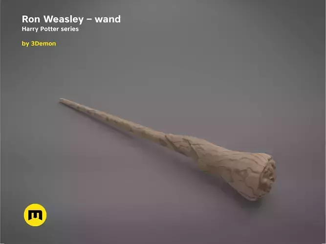 Ron Weasley wand - Harry Potter films 3D print model